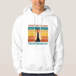 lustig röd flagga, coola manar citat hoodie