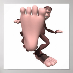lustig saquatch bigfoot poster