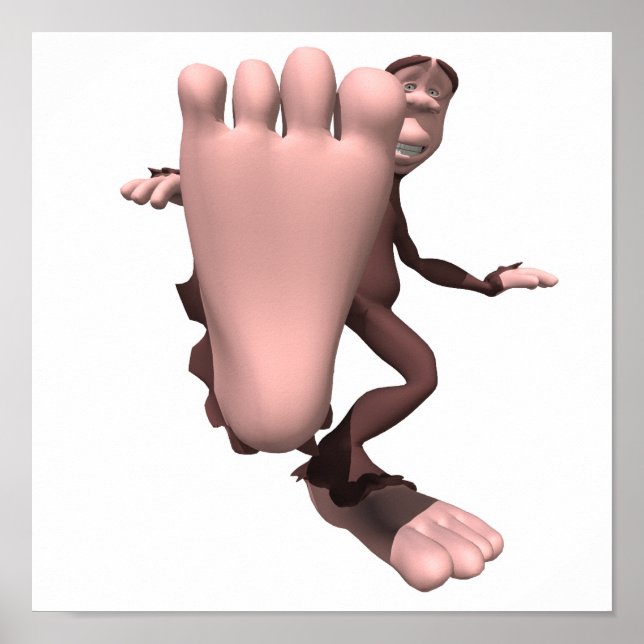 lustig saquatch bigfoot poster (Framsidan)