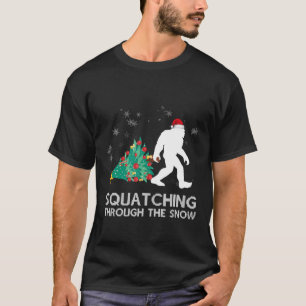 Lustig Sasquatch-jul T Shirt