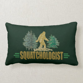 Lustig Sasquatch| Stort fotparti| Tro! | Hund Lumbarkudde