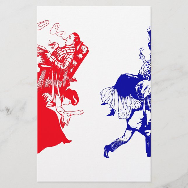 lustig segrare giftermål brevpapper (Framsida)