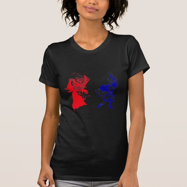 lustig segrare giftermål t shirt (Framsida)
