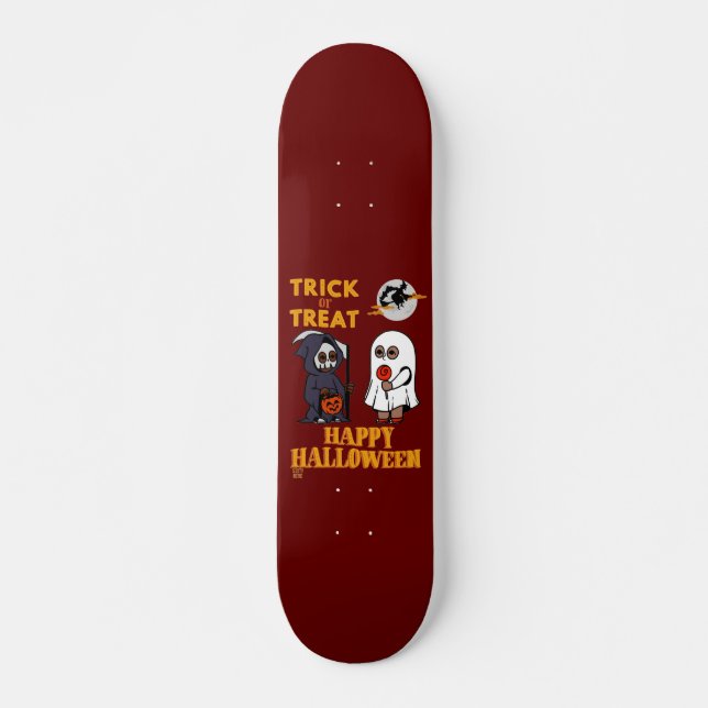 lustig skateboard "HALLOWEEN 1" (Framsida)