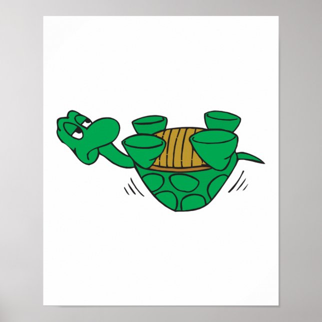lustig sköldpadda poster (Framsidan)