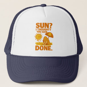 Lustig sommartid - Inververt Summer Gang - Trucker Keps