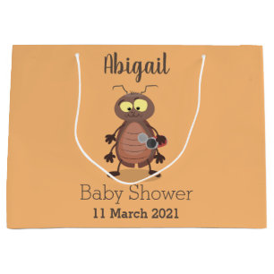 Lustig, söt kackerlacka tecknade figurer