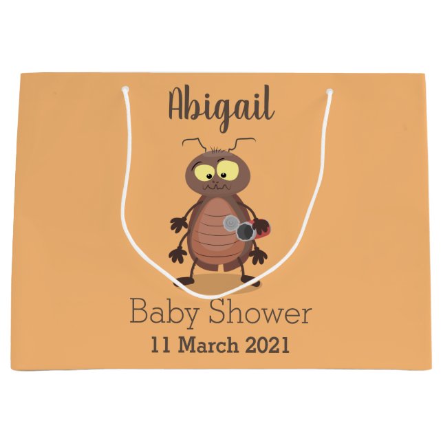 Lustig, söt kackerlacka tecknade figurer (Framsidan)