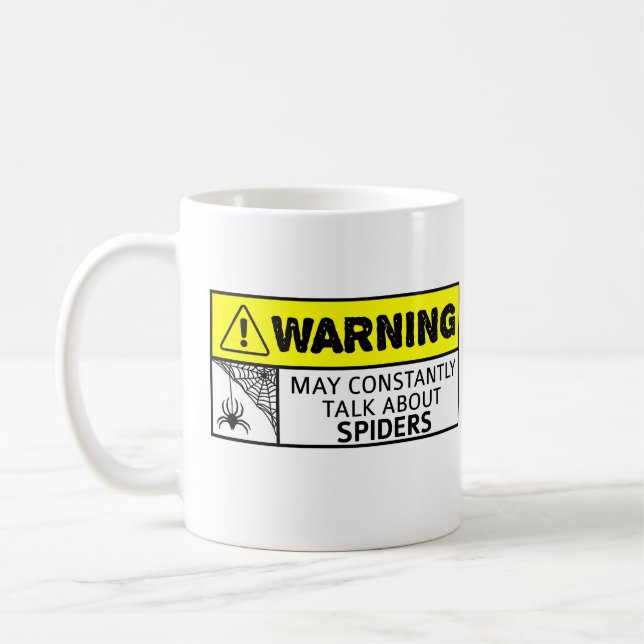 lustig spinder älskare kaffemugg (Vänster)