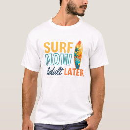Lustig Surfa som säger "Beach Life Ocean Sommarvåg T Shirt