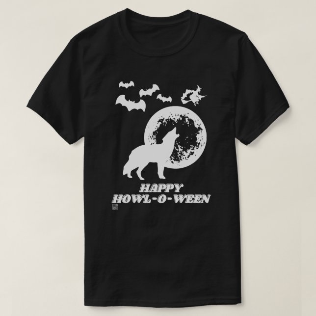 lustig t-shirt "LYCKLIG HOWL-O-WEEN 2" (Design framsida)