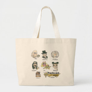 Lustig Tecknad Frank You väldigt mycket Tote Bag Jumbo Tygkasse