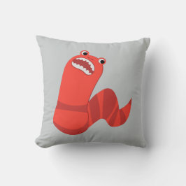 Lustig Tecknad Mongolisk Död Mask Kudde