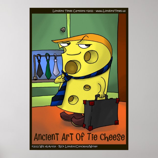 Lustig Tecknad Tai Chi Poster av Rick London (Framsidan)