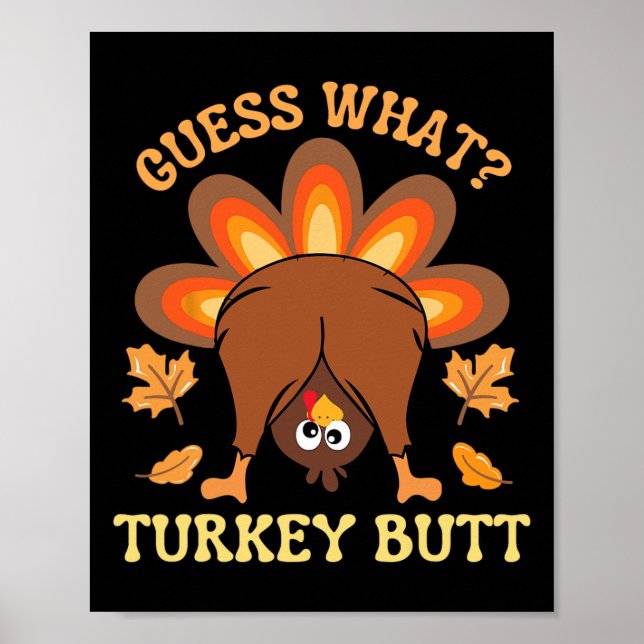 Lustig Thanksgiving gissar vad Turkiet gör Poster (Framsidan)