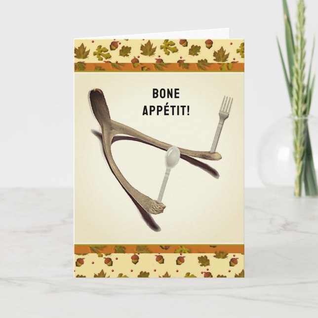 Lustig Thanksgiving Helgkort (Framsida)