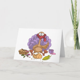 lustig thanksgiving-kalkon inbjudan