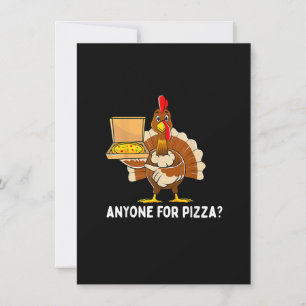 Lustig Thanksgiving Turkiet Pizza Manar Kids Boys Inbjudningar