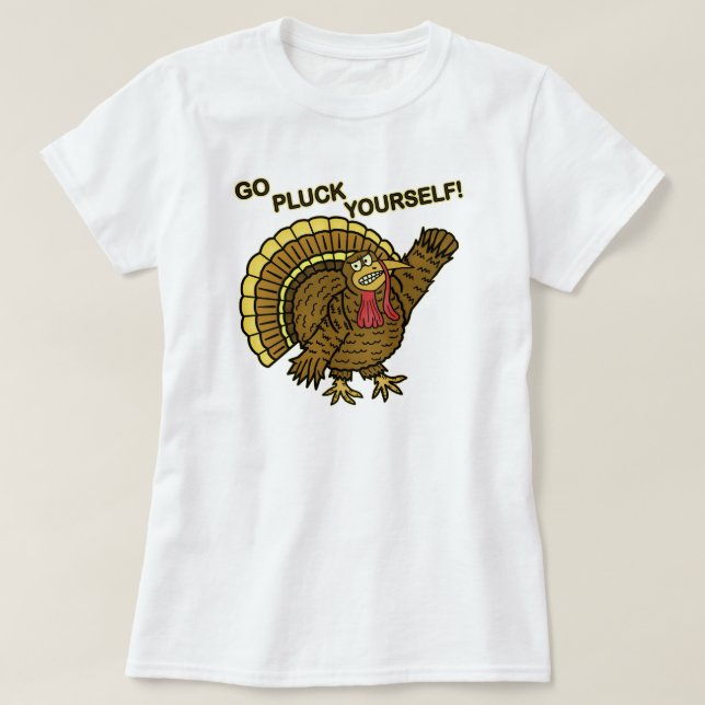 Lustig Thanksgiving Turkiet Pun Tröja (Design framsida)