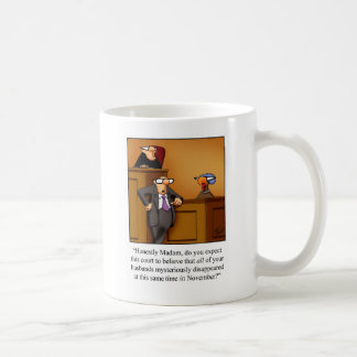 Lustig Thanksgiving Turkiet - rättegång! Kaffemugg
