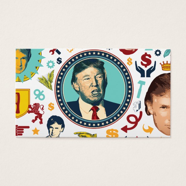 lustig trast visitkort (Framsidan)