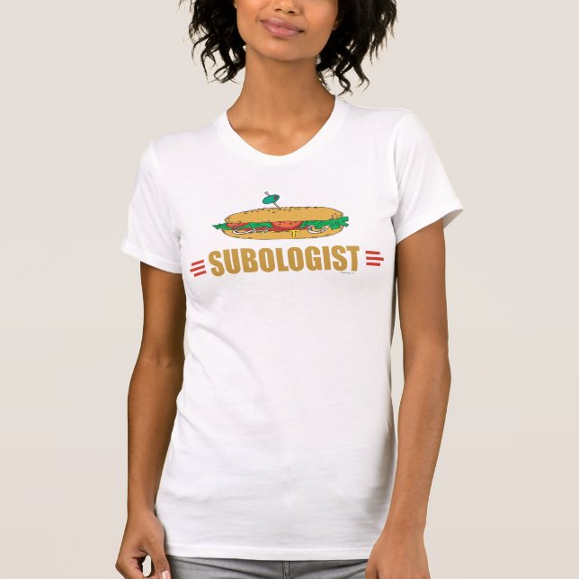 Lustig undervattenssandwich tee shirt (Framsida)
