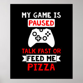 lustig videospelarkonst i ord poster