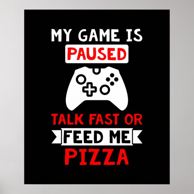 lustig videospelarkonst i ord poster (Framsidan)