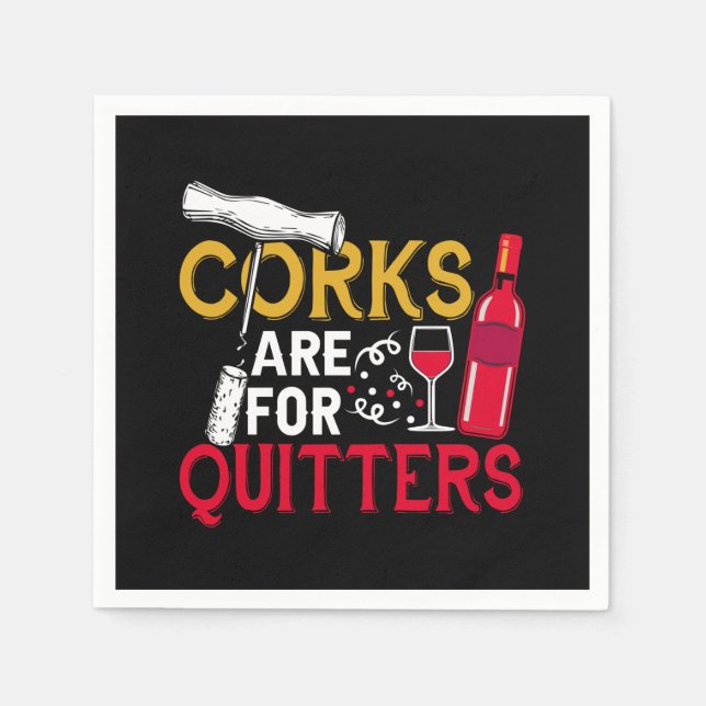 lustig vin party ord art pappersservett (Framsidan)