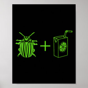 Lustig Vintage Beetles Halloween Horror Costume Ju Poster