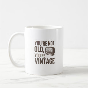 Lustig Vintage Birthday Kaffemugg