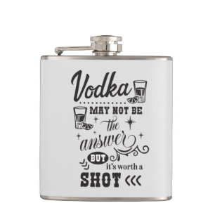 lustig vodka som dricker ord art fickplunta