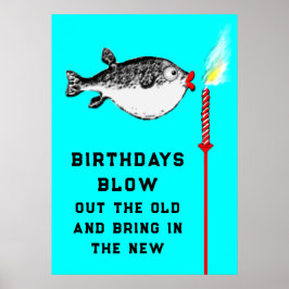 Lustig Vuxen Birthday Poster