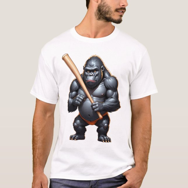 lustiga basebollgrafik t shirts (Framsida)