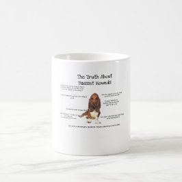 lustiga Basset hound mugg