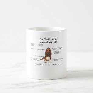 lustiga Basset hound mugg
