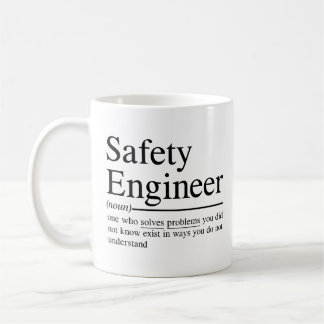 Lustiga citat för Safety Ingenjör Kaffemugg