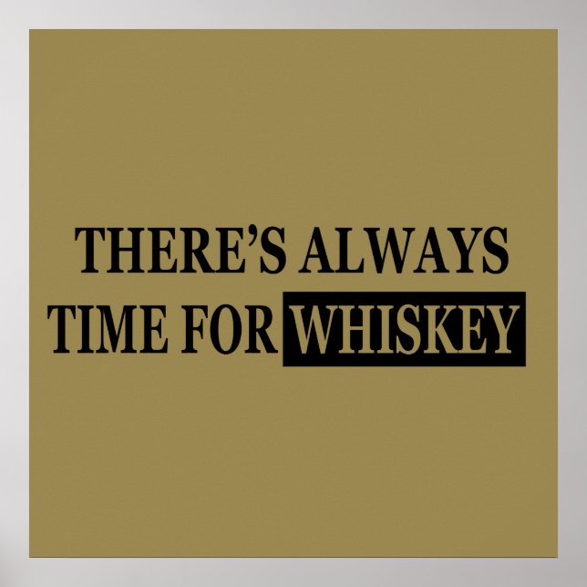 Lustiga citat från whiskey älskare poster (Framsidan)