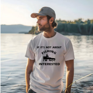 Lustiga citat om att fiska i älskare t shirt