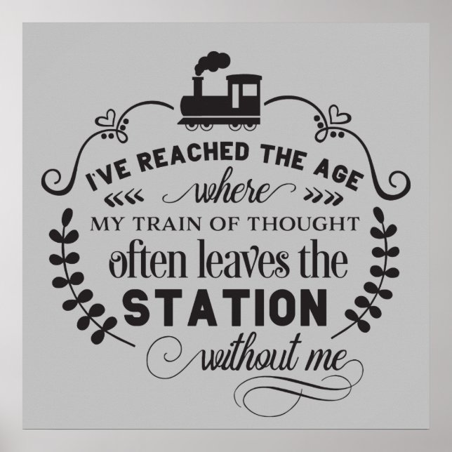 lustiga citat ord art poster (Framsidan)