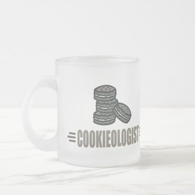 Lustiga Cookies Frostad Glasmugg (Vänster)