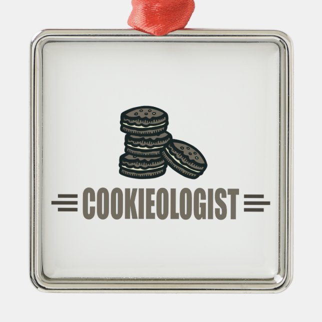 Lustiga Cookies Julgransprydnad Metall (Framsidan)