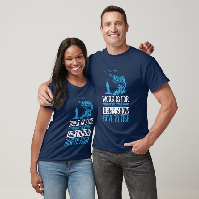lustiga fiskearbeten ord art t shirt (Unisex)