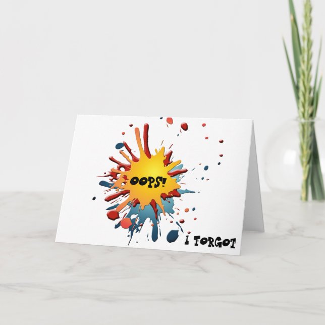 "lustiga födelsedagskort" kort (Framsida)