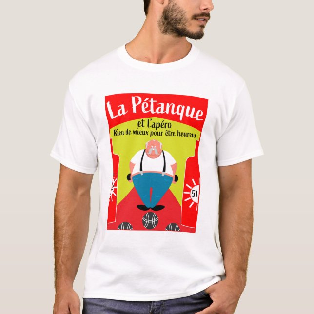 Lustiga gåvor från Pétanque T Shirt (Framsida)