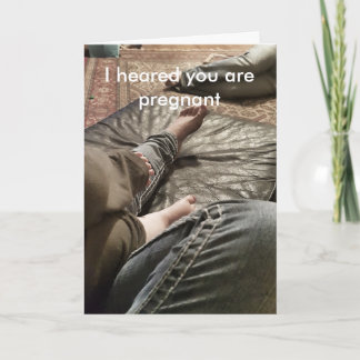 Lustiga Grattisar på Gravid Kort