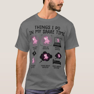 Lustiga hamster T för barn hammy söta djurälskare Shirt