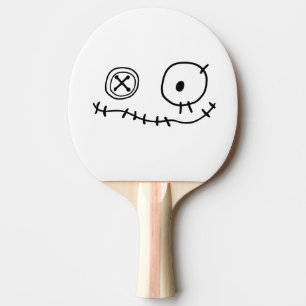 lustiga, söta monstret tecknade figurer Hallowe Pingisracket