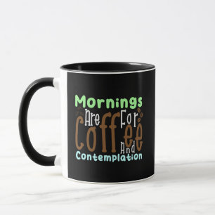 Lustiga varningar är för kaffe och omtanke mugg