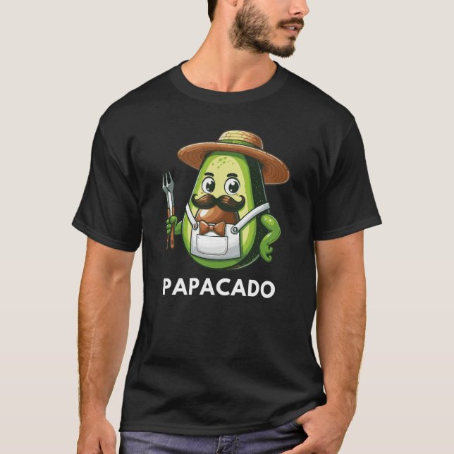 lustige Dad Geschenke Avocado für Papas & Köche T Shirt (Framsida)